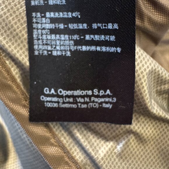 Armani Collezioni Men's Brown Packable Bomber Jacket - Picture 8 of 8